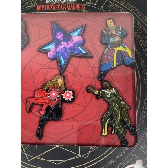 Marvel Studios Dr. Strange In The Multiverse Of Madness 6 Enamel Pins Exclusive - Picture 3 of 6